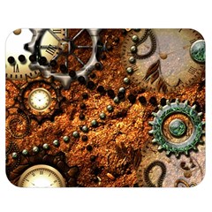 Steampunk In Noble Design Double Sided Flano Blanket (medium)  by FantasyWorld7