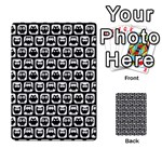 Black And White Owl Pattern Multi-purpose Cards (Rectangle)  Front 51