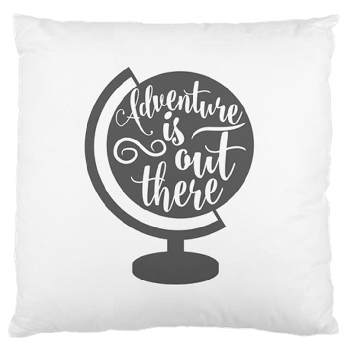 Adventure Is Out There Large Flano Cushion Cases (One Side) 