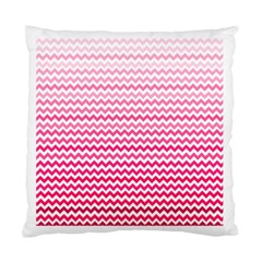 Pink Gradient Chevron Standard Cushion Case (one Side)  by CraftyLittleNodes