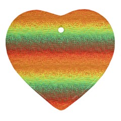 Gradient Chaos Ornament (heart) by LalyLauraFLM