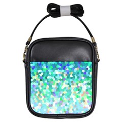 Mosaic Sparkley 1 Girls Sling Bags by MedusArt