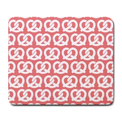 Chic Pretzel Illustrations Pattern Large Mousepads by GardenOfOphir