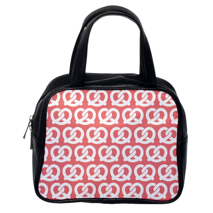 Chic Pretzel Illustrations Pattern Classic Handbags (One Side)