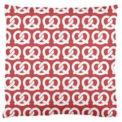 Trendy Pretzel Illustrations Pattern Large Cushion Cases (one Side)  by GardenOfOphir