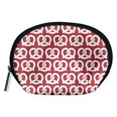 Trendy Pretzel Illustrations Pattern Accessory Pouches (medium)  by GardenOfOphir