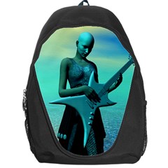 Sad Guitar Backpack Bag by icarusismartdesigns
