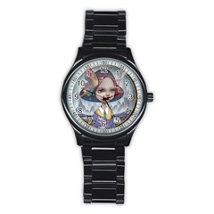 World Peace Stainless Steel Round Watches by YOSUKE