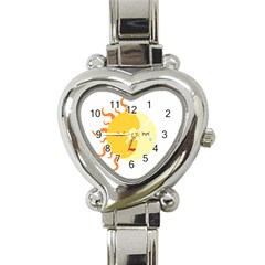 Coexist Heart Italian Charm Watch by fallacies