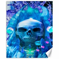 Skull Worship Canvas 11  X 14   by icarusismartdesigns