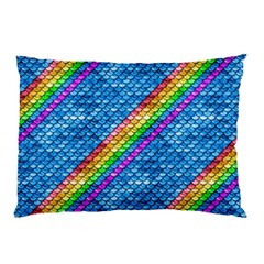 Rainbow Scales Pillow Case (two Sides)