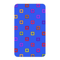 3d Squares On A Blue Background Memory Card Reader (rectangular) by LalyLauraFLM