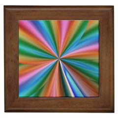 Abstract Rainbow Framed Tiles by OZMedia