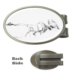 Buffalo / Bison Gift Money Clip (oval) by TwoFriendsGallery