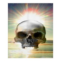 Skull Sunset Shower Curtain 60  X 72  (medium)  by icarusismartdesigns