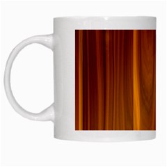 Shiny Striated Panel White Mugs by trendistuff