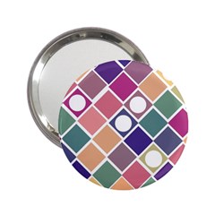 Dots And Squares 2 25  Handbag Mirrors