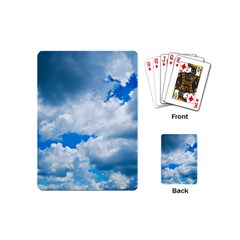 Cumulus Clouds Playing Cards (mini)  by trendistuff