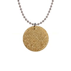 Tan Diamond Brick Button Necklaces by trendistuff