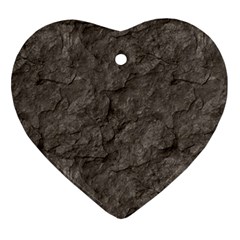 Stone Heart Ornament (2 Sides) by trendistuff