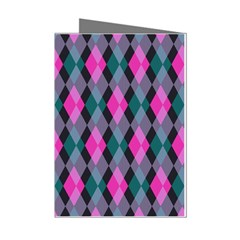 Argyle Variation Mini Greeting Cards (pkg Of 8) by LalyLauraFLM