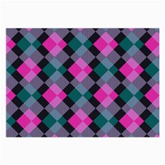 Argyle Variation Large Glasses Cloth (2 Sides) by LalyLauraFLM