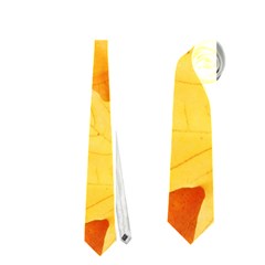 Yellow Maple Leaves Neckties (one Side)  by trendistuff