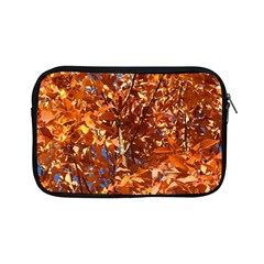 Orange Leaves Apple Ipad Mini Zipper Cases by trendistuff