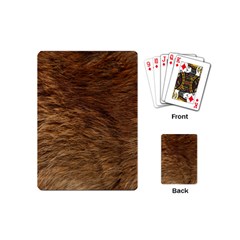 Bear Fur Playing Cards (mini)  by trendistuff