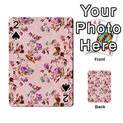 Antique Floral Pattern Playing Cards 54 Designs by LovelyDesigns4U
