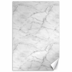 White Marble 2 Canvas 24  X 36  by ArgosPhotography