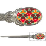 Distorted shapes in retro colors			Letter Opener Front