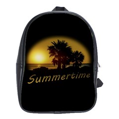 Sunset Scene At The Coast Of Montevideo Uruguay School Bags (xl) 