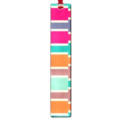 Connected Colorful Rectangles			large Book Mark by LalyLauraFLM