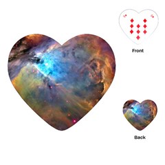 Orion Nebula Playing Cards (heart)  by trendistuff