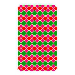 Red Pink Green Rhombus Pattern			memory Card Reader (rectangular) by LalyLauraFLM