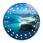 WHITEHAVEN BEACH 2 Ornament (Round Filigree)  Front