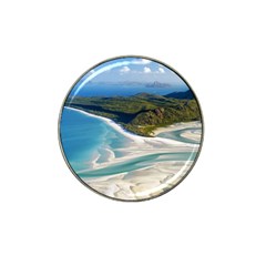 Whitehaven Beach 1 Hat Clip Ball Marker (4 Pack) by trendistuff