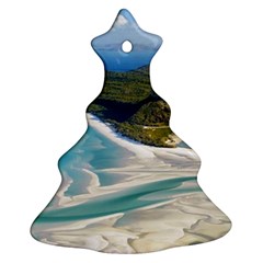 Whitehaven Beach 1 Ornament (christmas Tree) by trendistuff