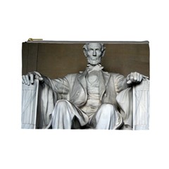 Lincoln Memorial Cosmetic Bag (large)  by trendistuff