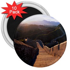 Great Wall Of China 2 3  Magnets (10 Pack)  by trendistuff