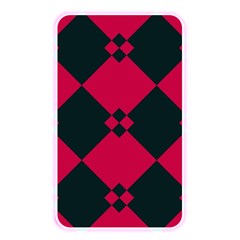 Black Pink Shapes Pattern			memory Card Reader (rectangular) by LalyLauraFLM