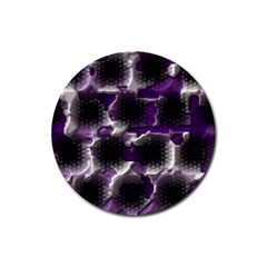 Fading Holes			rubber Coaster (round) by LalyLauraFLM