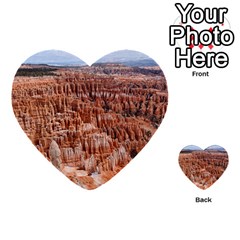 Bryce Canyon Amp Multi-purpose Cards (heart)  by trendistuff