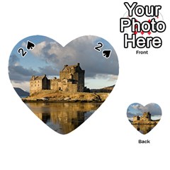 Eilean Donan Castle Playing Cards 54 (heart)  by trendistuff