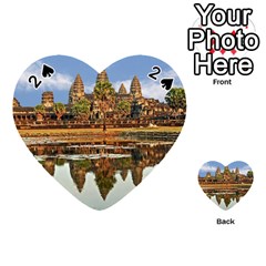 Angkor Wat Playing Cards 54 (heart)  by trendistuff