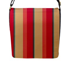 Stripes And Other Shapes			flap Closure Messenger Bag (l) by LalyLauraFLM