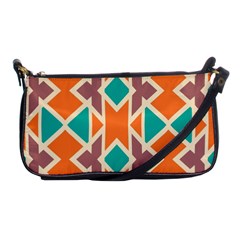 Rhombus Triangles And Other Shapes			shoulder Clutch Bag by LalyLauraFLM