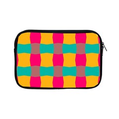 Distorted Shapes In Retro Colors Pattern 			apple Ipad Mini Zipper Case by LalyLauraFLM