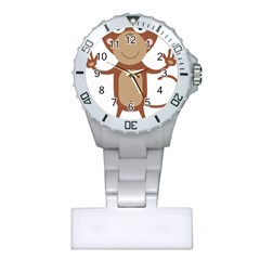 Female Monkey With Flower Nurses Watches by ilovecotton